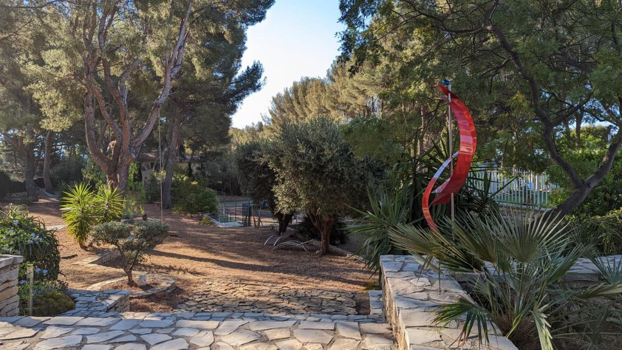 Villa Serena - Piscine, Tennis - Plage Sable 700M لا سيوتا المظهر الخارجي الصورة